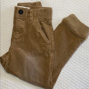 Size 5 Tan Corduroy Adjustable Waist Pant